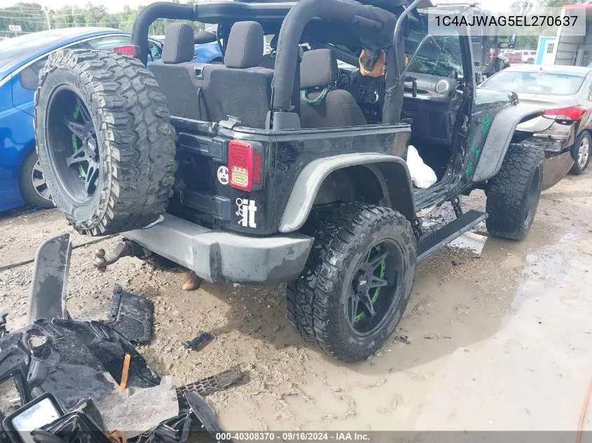 1C4AJWAG5EL270637 2014 Jeep Wrangler Sport