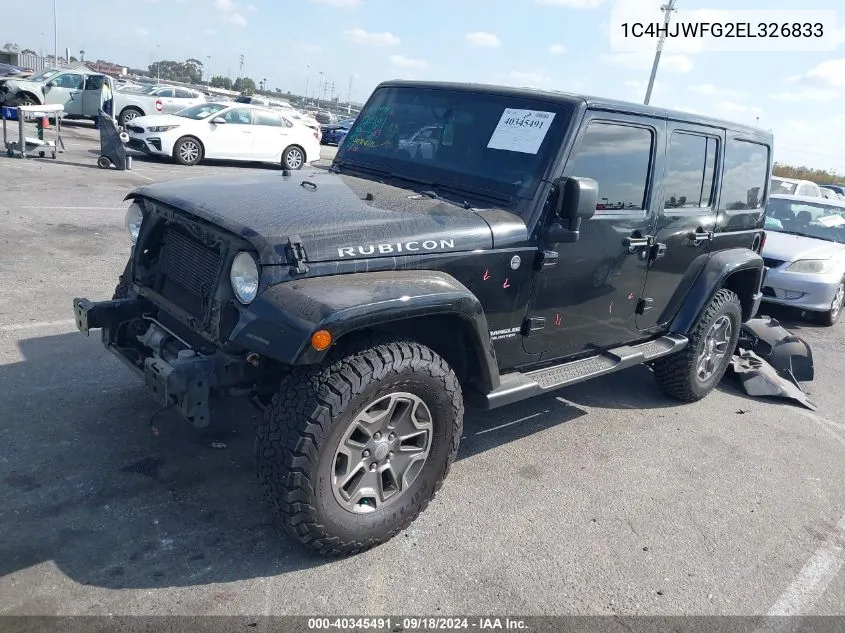 1C4HJWFG2EL326833 2014 Jeep Wrangler Unlimited Rubicon