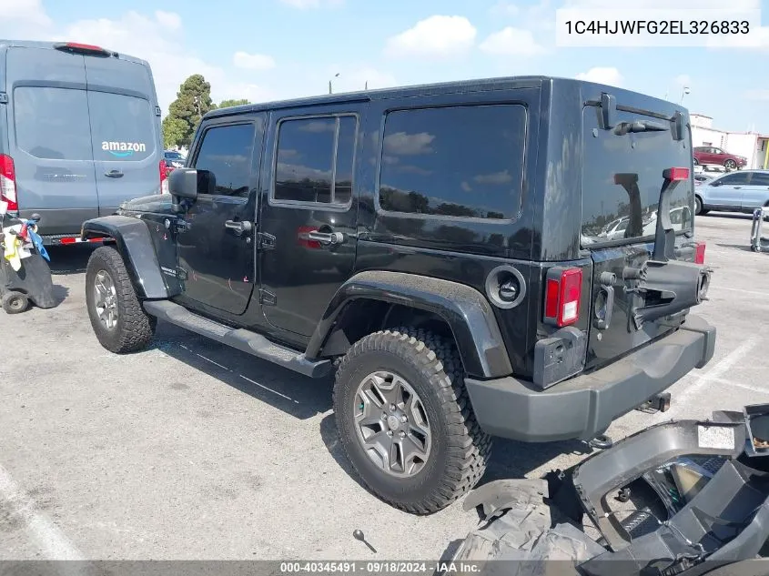 1C4HJWFG2EL326833 2014 Jeep Wrangler Unlimited Rubicon