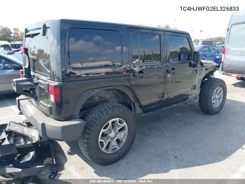 1C4HJWFG2EL326833 2014 Jeep Wrangler Unlimited Rubicon