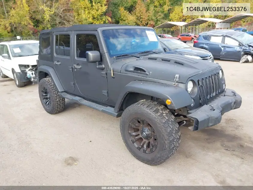 1C4BJWEG8EL253376 2014 Jeep Wrangler Unlimited Sahara