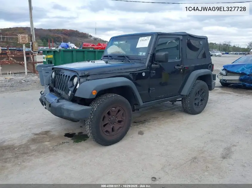 1C4AJWAG9EL327728 2014 Jeep Wrangler Willys Wheeler