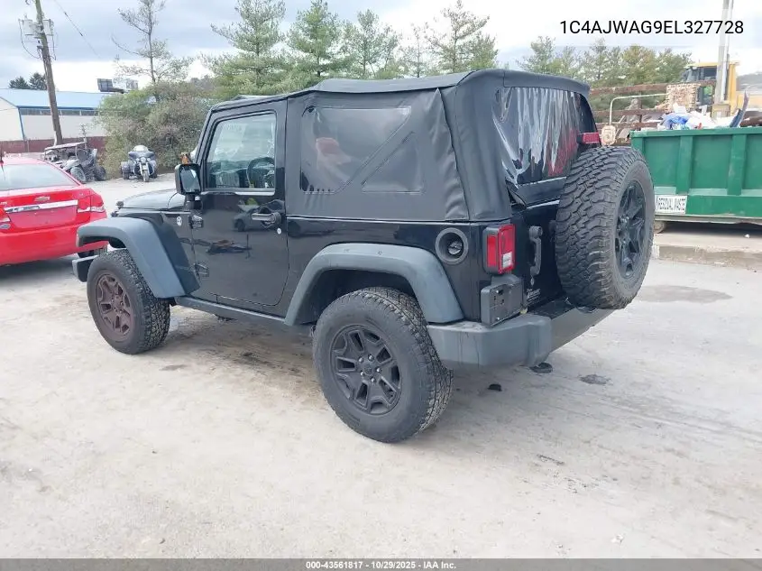 1C4AJWAG9EL327728 2014 Jeep Wrangler Willys Wheeler