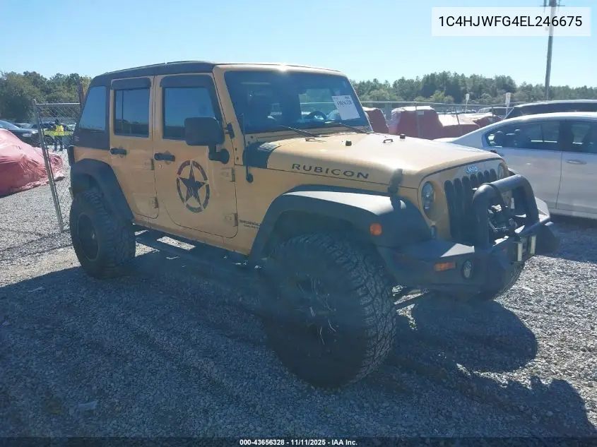 1C4HJWFG4EL246675 2014 Jeep Wrangler Unlimited Rubicon