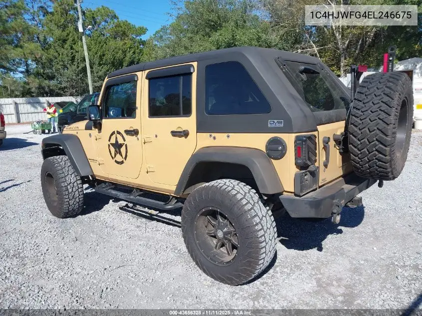 1C4HJWFG4EL246675 2014 Jeep Wrangler Unlimited Rubicon
