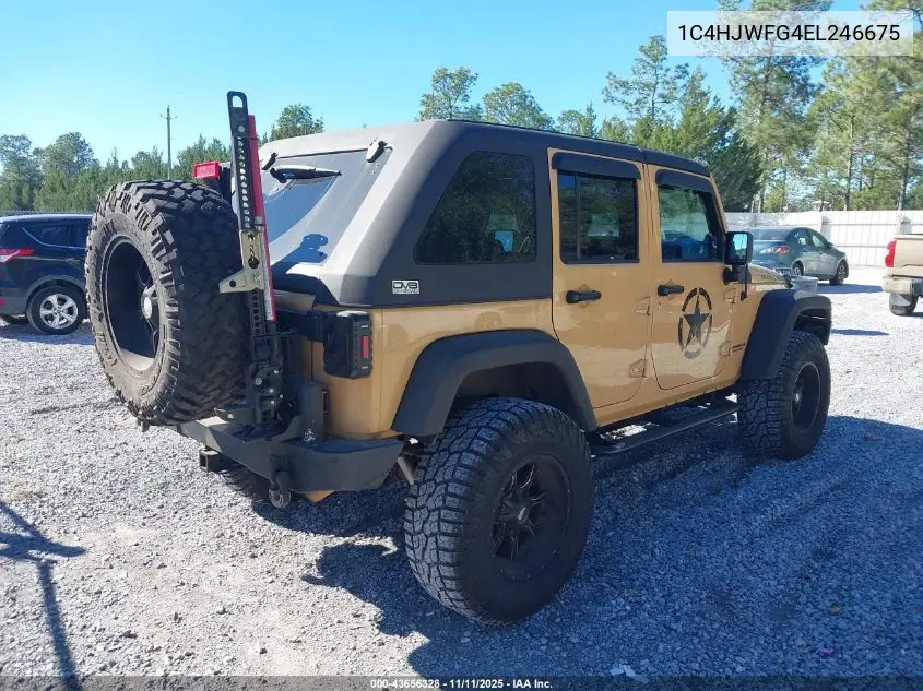 1C4HJWFG4EL246675 2014 Jeep Wrangler Unlimited Rubicon