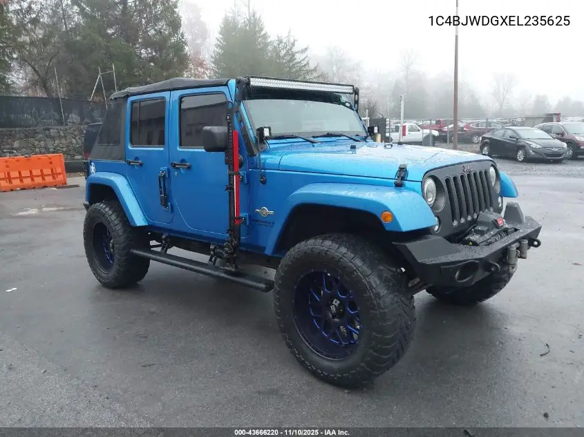 1C4BJWDGXEL235625 2014 Jeep Wrangler Unlimited Freedom Edition