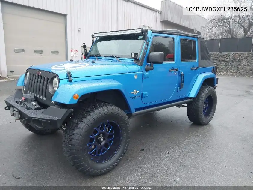 1C4BJWDGXEL235625 2014 Jeep Wrangler Unlimited Freedom Edition