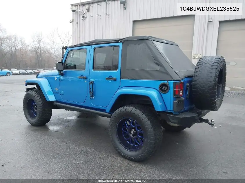 1C4BJWDGXEL235625 2014 Jeep Wrangler Unlimited Freedom Edition
