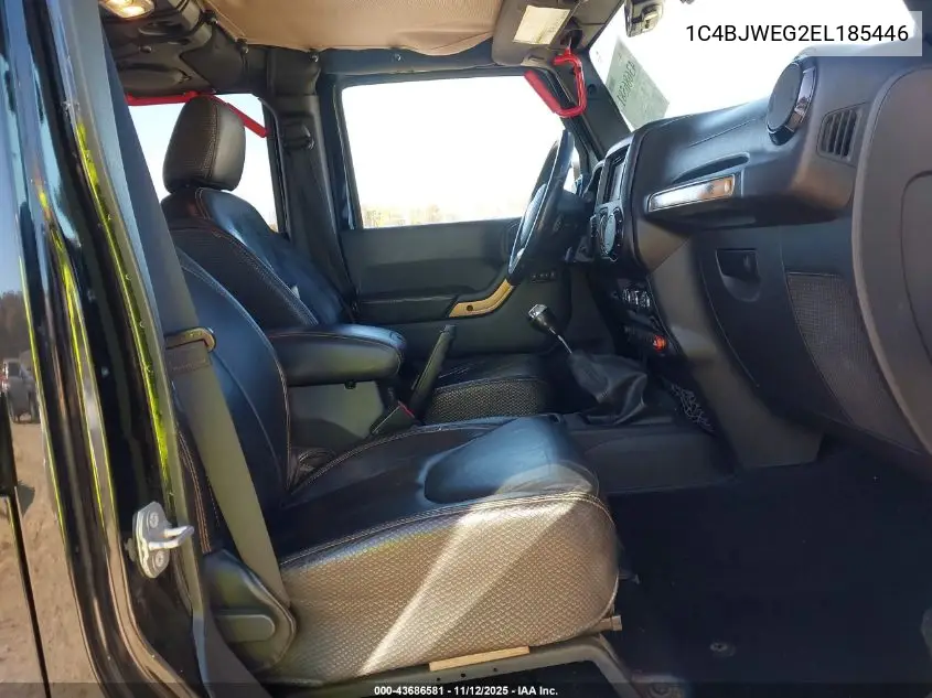 1C4BJWEG2EL185446 2014 Jeep Wrangler Unlimited Dragon Edition