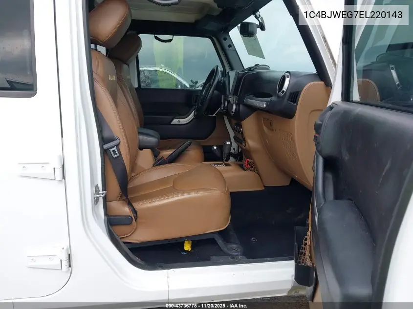 1C4BJWEG7EL220143 2014 Jeep Wrangler Unlimited Sahara