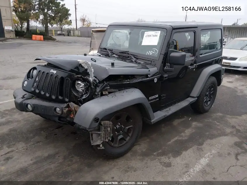 1C4AJWAG9EL258166 2014 Jeep Wrangler Sport
