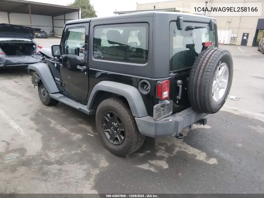 1C4AJWAG9EL258166 2014 Jeep Wrangler Sport