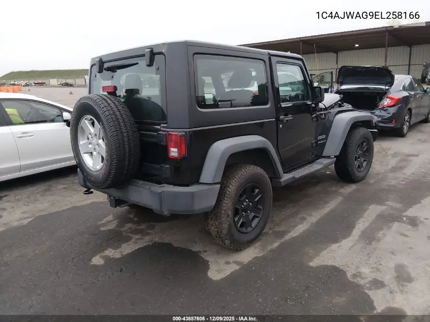 1C4AJWAG9EL258166 2014 Jeep Wrangler Sport