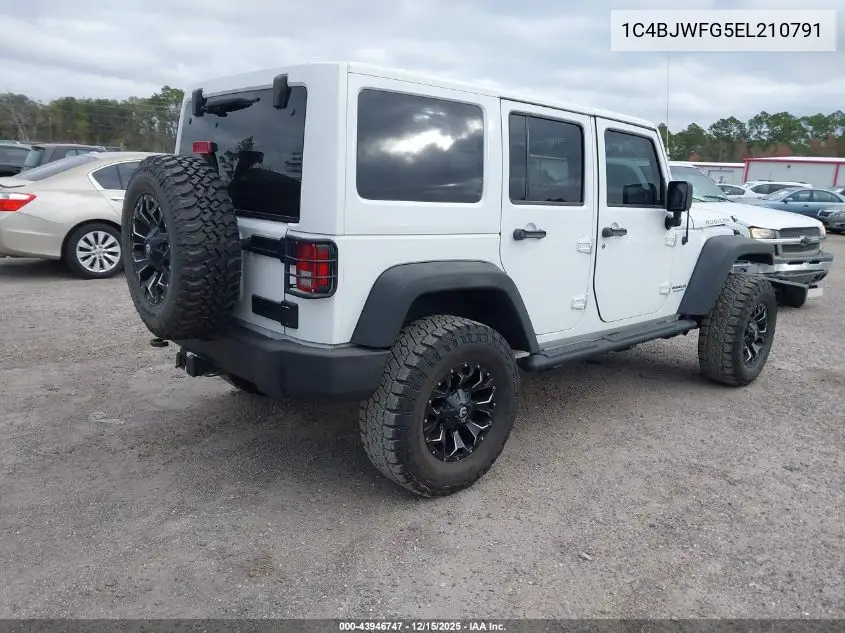 1C4BJWFG5EL210791 2014 Jeep Wrangler Unlimited Rubicon
