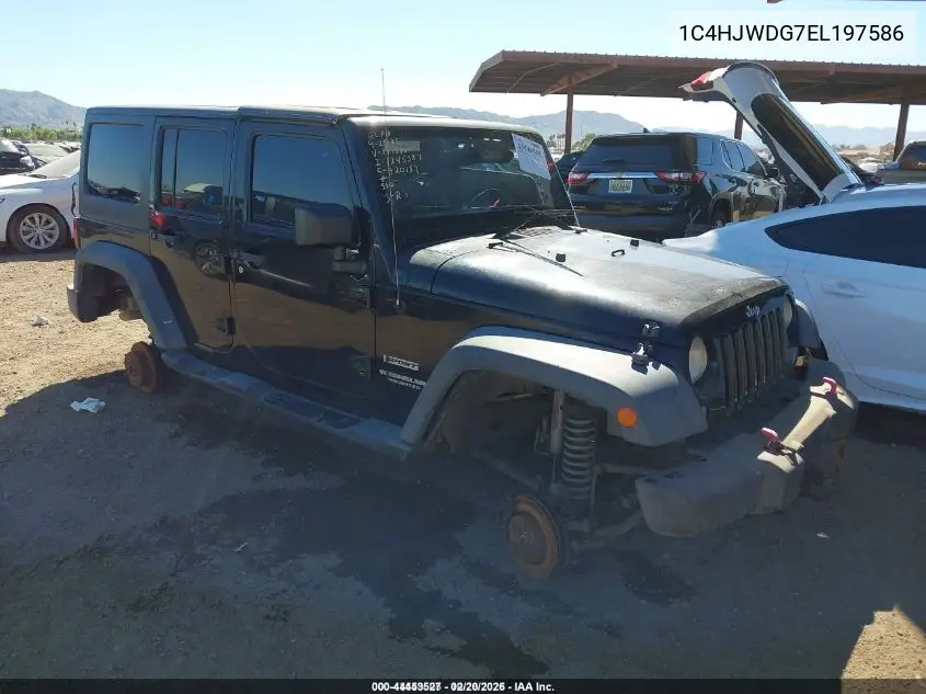 1C4HJWDG7EL197586 2014 Jeep Wrangler Unlimited Sport