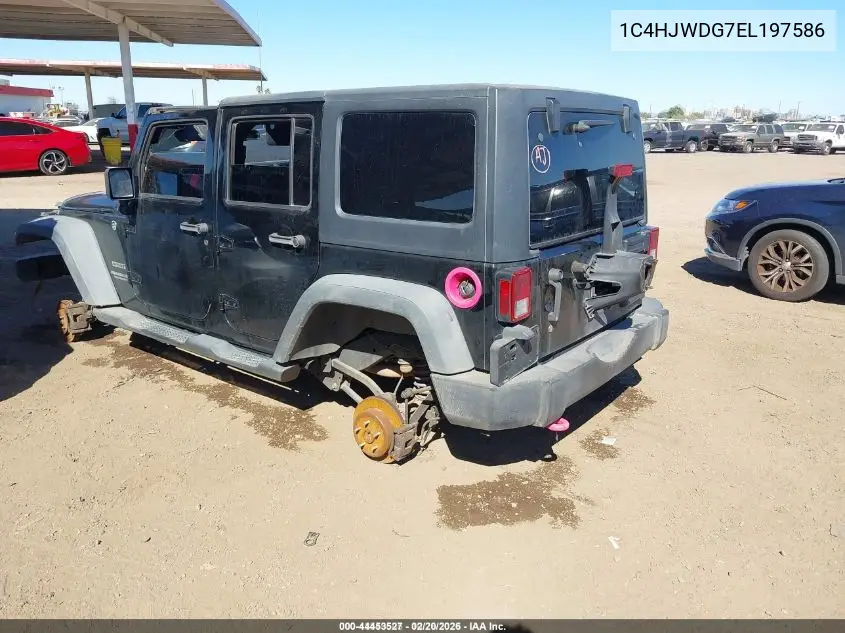 1C4HJWDG7EL197586 2014 Jeep Wrangler Unlimited Sport