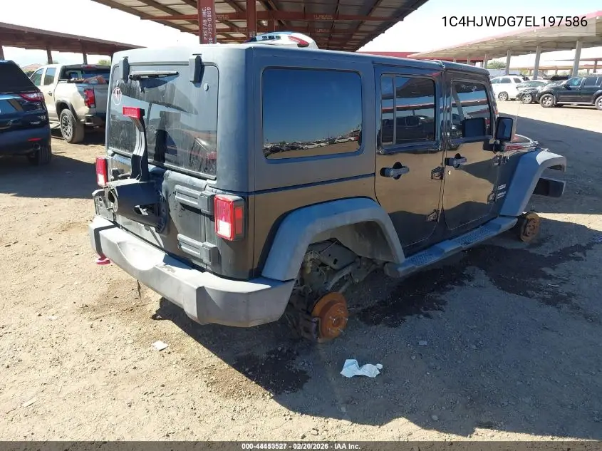 1C4HJWDG7EL197586 2014 Jeep Wrangler Unlimited Sport