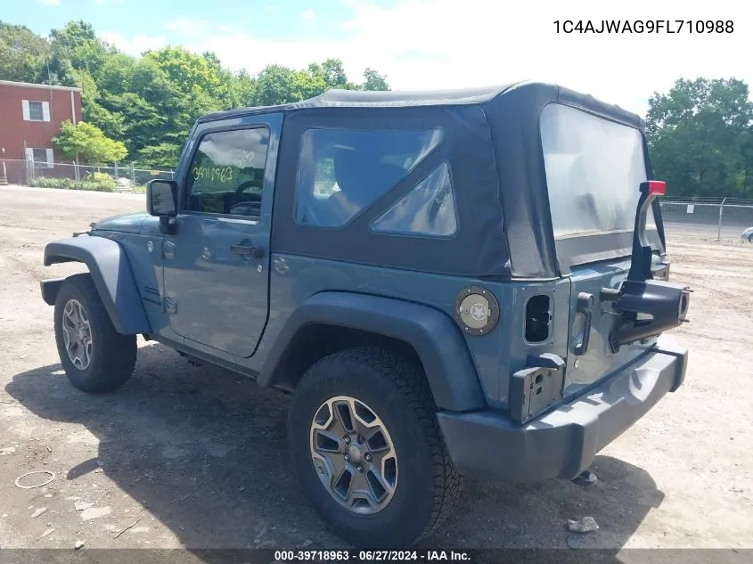 1C4AJWAG9FL710988 2015 Jeep Wrangler Sport