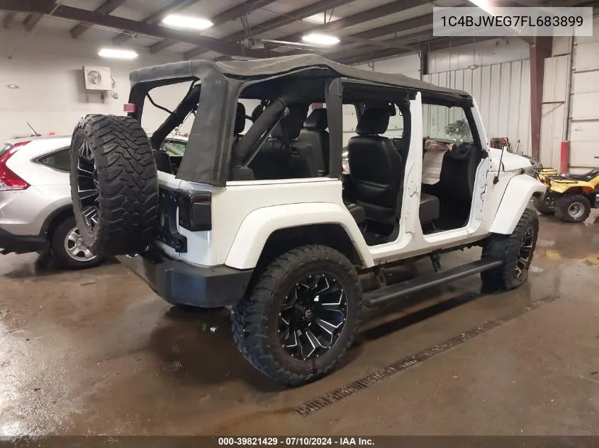 2015 Jeep Wrangler Unlimited Altitude VIN: 1C4BJWEG7FL683899 Lot: 39821429