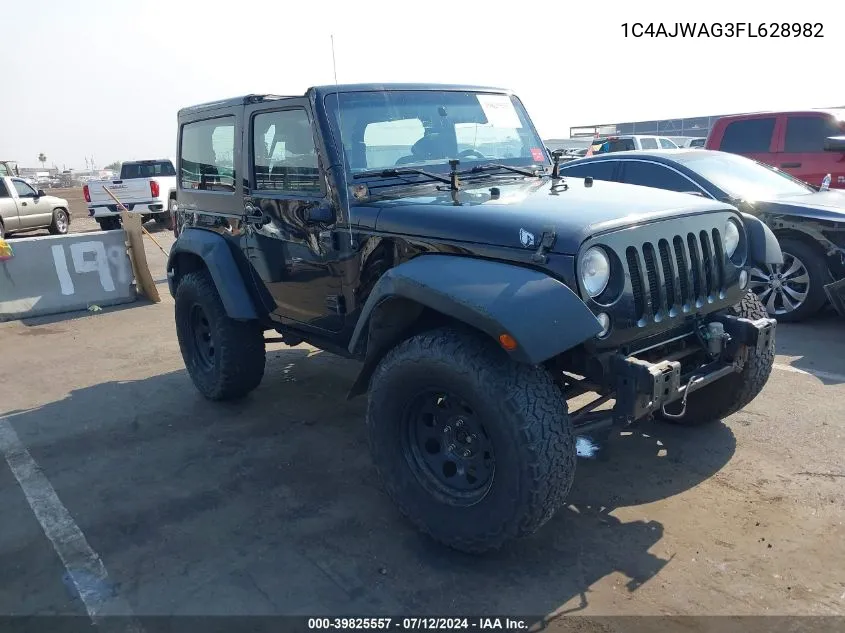 1C4AJWAG3FL628982 2015 Jeep Wrangler Sport