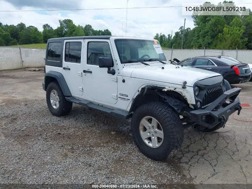 2015 Jeep Wrangler Unlimited Sport VIN: 1C4BJWDG8FL509213 Lot: 39840660