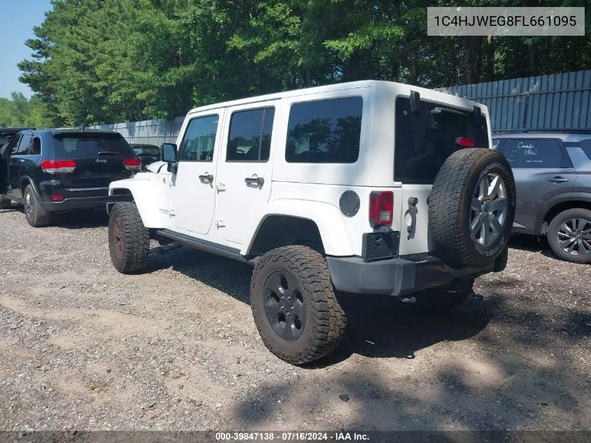 2015 Jeep Wrangler Unlimited Sahara VIN: 1C4HJWEG8FL661095 Lot: 39847138