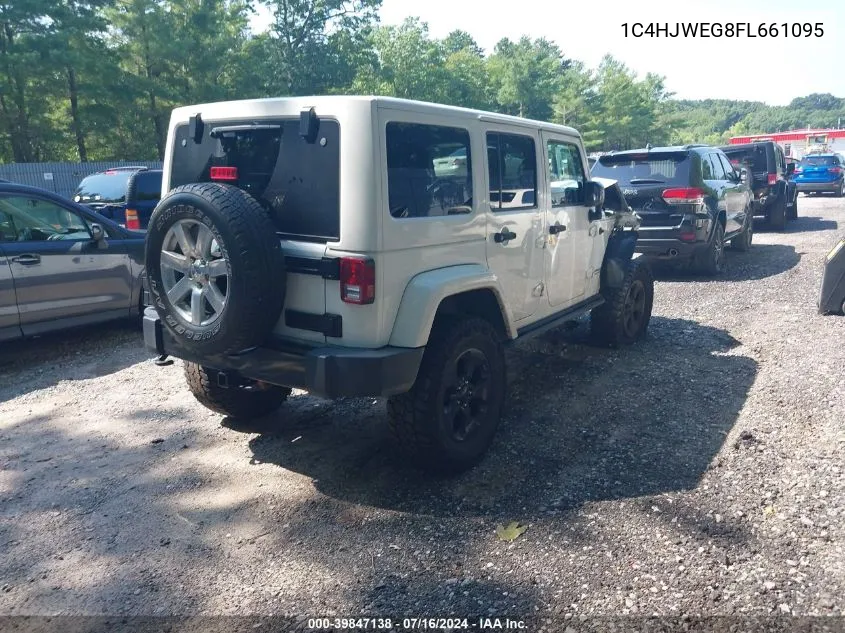 2015 Jeep Wrangler Unlimited Sahara VIN: 1C4HJWEG8FL661095 Lot: 39847138