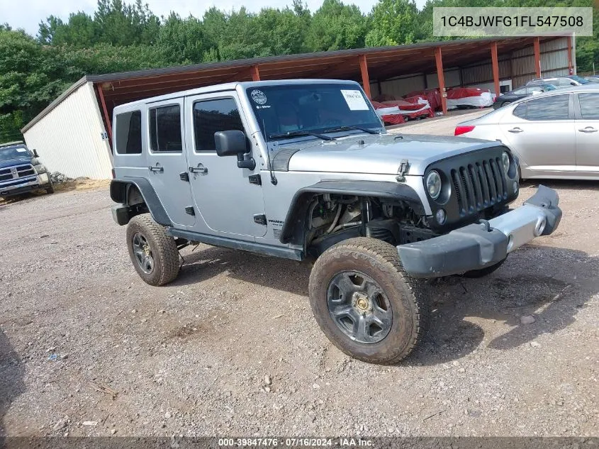 1C4BJWFG1FL547508 2015 Jeep Wrangler Unlimited Rubicon