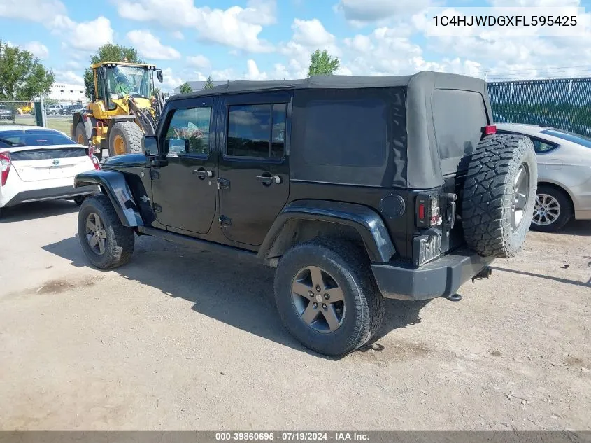 2015 Jeep Wrangler Unlimited Sport VIN: 1C4HJWDGXFL595425 Lot: 39860695