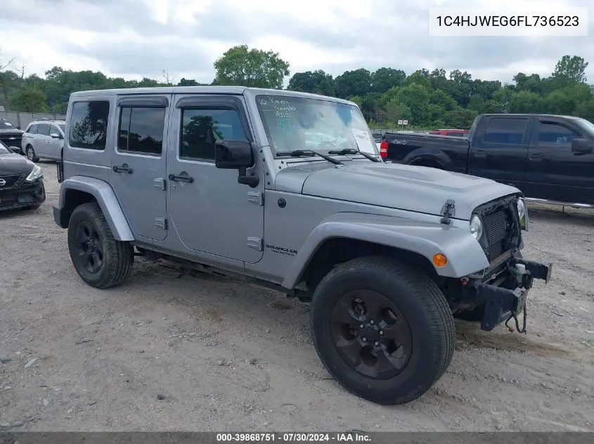 2015 Jeep Wrangler Unlimited Altitude VIN: 1C4HJWEG6FL736523 Lot: 39868751