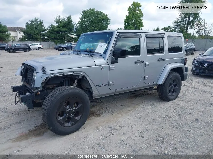 2015 Jeep Wrangler Unlimited Altitude VIN: 1C4HJWEG6FL736523 Lot: 39868751