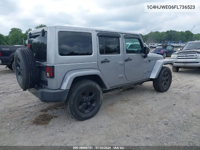 1C4HJWEG6FL736523 2015 Jeep Wrangler Unlimited Altitude