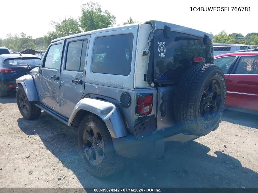 1C4BJWEG5FL766781 2015 Jeep Wrangler Unlimited Altitude