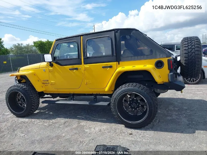 2015 Jeep Wrangler Unlimited Sport VIN: 1C4BJWDG3FL625256 Lot: 39898860