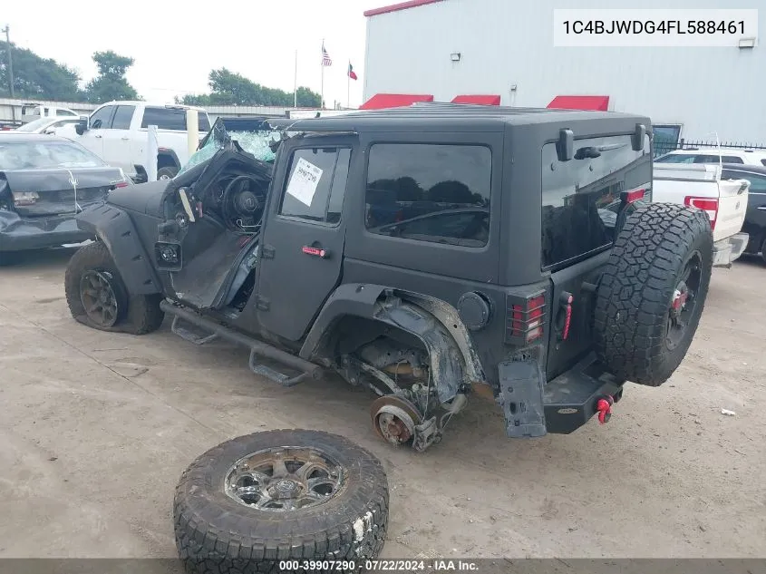 2015 Jeep Wrangler Unlimited Sport VIN: 1C4BJWDG4FL588461 Lot: 39907290