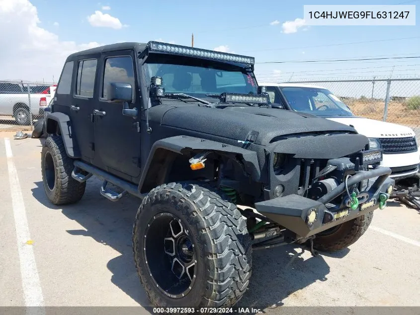 1C4HJWEG9FL631247 2015 Jeep Wrangler Unlimited Sahara