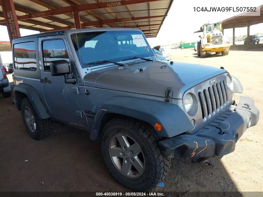 1C4AJWAG9FL507552 2015 Jeep Wrangler Sport