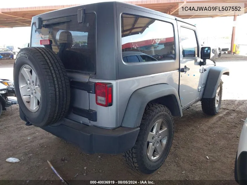 1C4AJWAG9FL507552 2015 Jeep Wrangler Sport