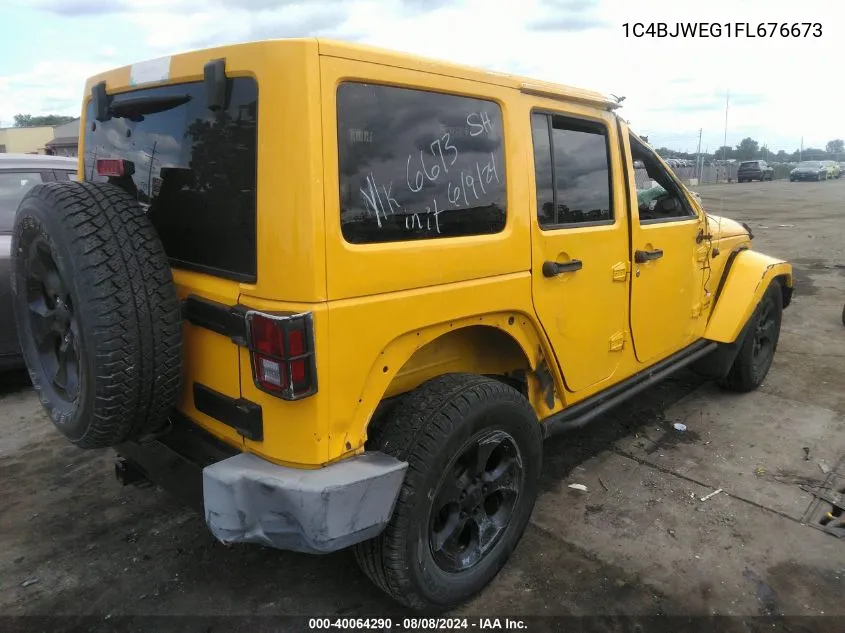 1C4BJWEG1FL676673 2015 Jeep Wrangler Unlimited Altitude