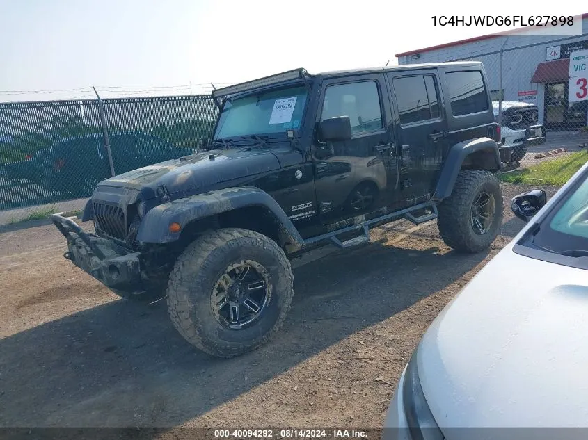 1C4HJWDG6FL627898 2015 Jeep Wrangler Unlimited Sport