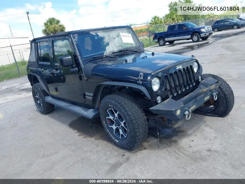 2015 Jeep Wrangler Unlimited Sport VIN: 1C4HJWDG6FL601804 Lot: 40199924