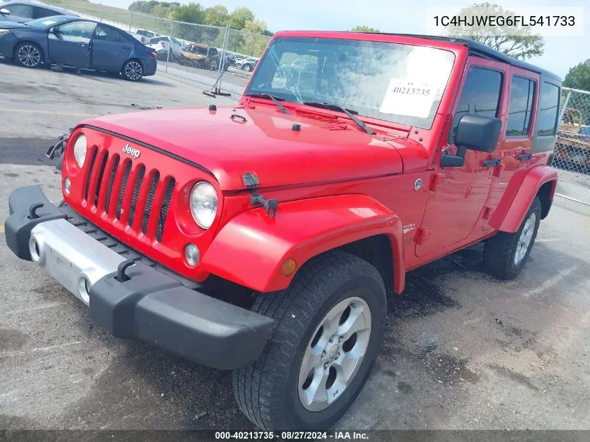 1C4HJWEG6FL541733 2015 Jeep Wrangler Unlimited Sahara