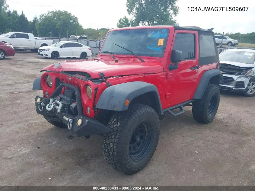 1C4AJWAG7FL509607 2015 Jeep Wrangler Sport