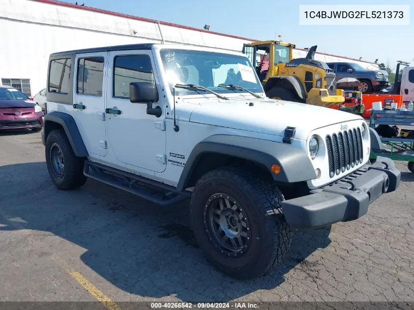 1C4BJWDG2FL521373 2015 Jeep Wrangler Unlimited Sport