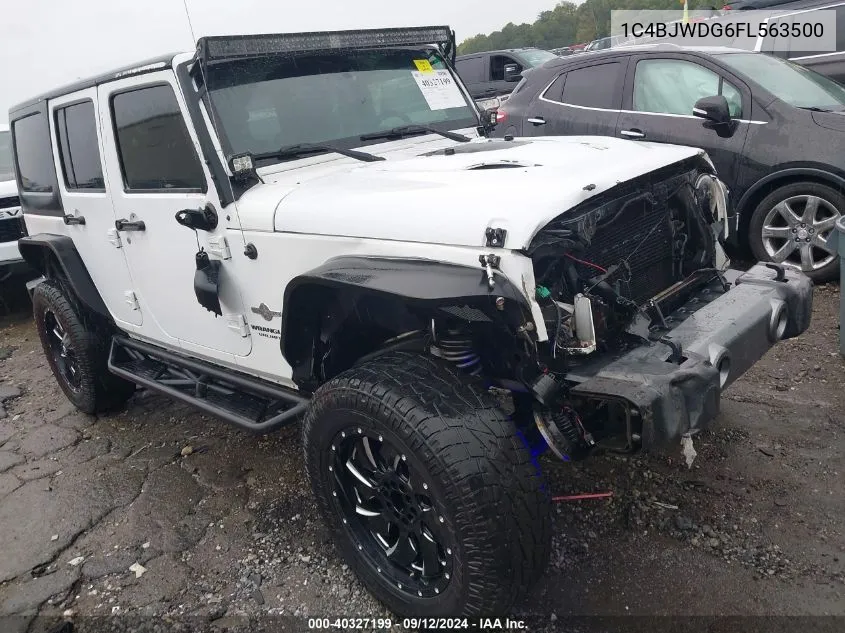 1C4BJWDG6FL563500 2015 Jeep Wrangler Unlimited Freedom Edition