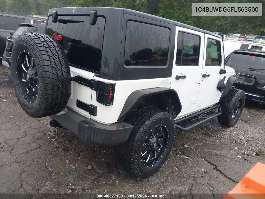 2015 Jeep Wrangler Unlimited Freedom Edition VIN: 1C4BJWDG6FL563500 Lot: 40327199