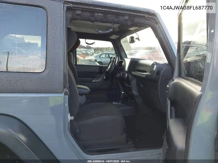1C4AJWAG8FL687770 2015 Jeep Wrangler Sport