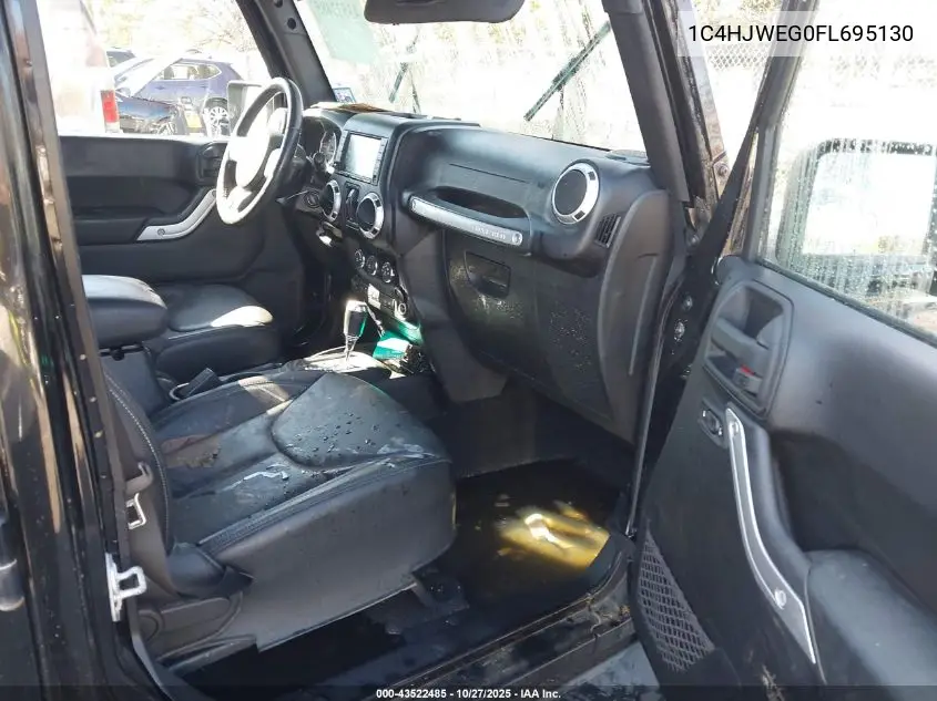 1C4HJWEG0FL695130 2015 Jeep Wrangler Unlimited Sahara