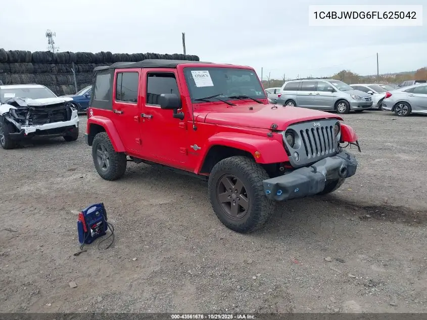 1C4BJWDG6FL625042 2015 Jeep Wrangler Unlimited Freedom Edition